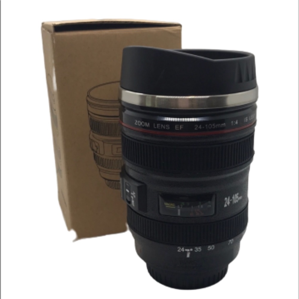 Camera Lens Thermos Mug Cup